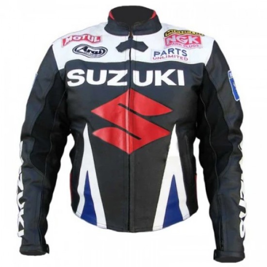 SUZUKI MOTUL MOTORCYCLE LEATHER RACING JACKET