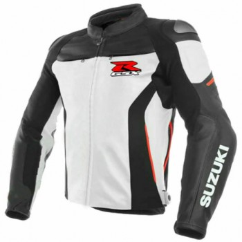 SUZUKI GSXR MOTORCYCLE LEATHER RACING JACKET