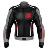 SUZUKI GRAY LEATHER RACING JACKET