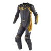 Custom Suzuki Hayabusa Motorcycle Leather Racing Suit Black Gold