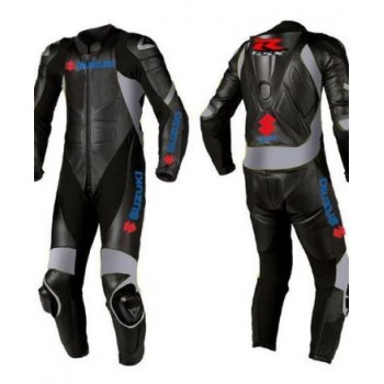 SUZUKI GSXR MOTORCYCLE LEATHER RACING SUIT