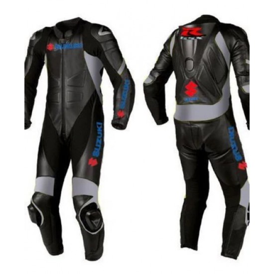 SUZUKI GSXR MOTORCYCLE LEATHER RACING SUIT