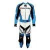 SUZUKI BLUE MOTORCYCLE LEATHER RACING SUIT CE RATED