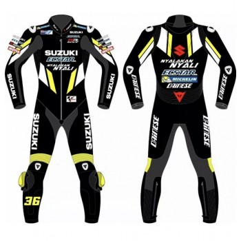 SUZUKI MOTORCYCLE LEATHER RACING SUIT