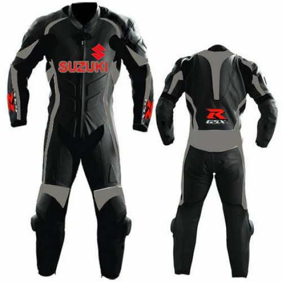 SUZUKI GSXR MOTORCYCLE LEATHER RACING SUIT