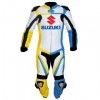 SUZUKI MEN MOTORCYCLE LEATHER RACING SUIT