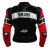 MOTORCYCLE RED LEATHER RACING JACKET