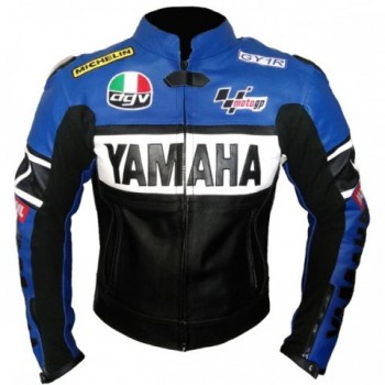 MEN MOTORCYCLE LEATHER RACING JACKET