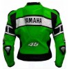 YAMAHA MEN MOTORCYCLE GREEN LEATHER RACING JACKET