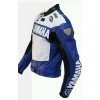 YAMAHA BLUE MOTORCYCLE LEATHER RACING JACKET SIZE US MEDIUM