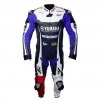 Custom Yamaha Petronas Moto Gp Motorbike Leather Racing Suit Blue White Red