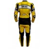 Men YELLOW MOTORCYCLE LEATHER RACING SUIT