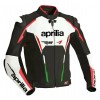 APRILIA BLACK MEN MOTORCYCLE LEATHER RACING JACKET