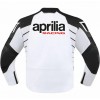 APRILIA MOTORCYCLE WHITE LEATHER RACING JACKET