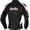 Aprilia Custom Motorbike Leather Racing Jacket Black White Red