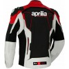 Aprilia Racing Motogp Custom Motorcycle Leather Jacket Black Red White