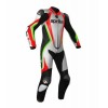 Custom Aprilia Motorcycle Leather Racing Suit White Black Red Green