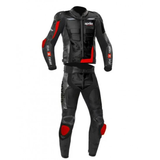 APRILIA MEN MOTORCYCLE LEATHER RACING SUIT