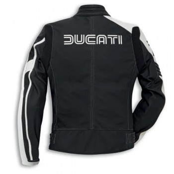 Leather jacket Historical Ducati 77 Woman