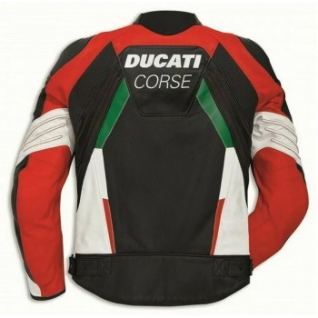 DUCATI MOTORCYCLE LEATHER RACING JACKET