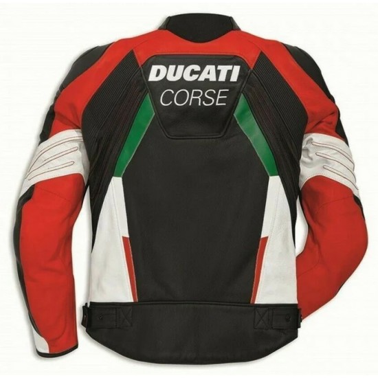 DUCATI MOTORCYCLE LEATHER RACING JACKET