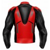 DUCATI CORSE BLACK MOTORCYCLE LEATHER RACING JACKET