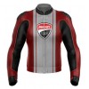 DUCATI CORSE MOTORCYCLE RED LEATHER RACING JACKET