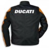 DUCATI ORANGE MOTORCYCLE LEATHER RACING JACKET