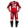 Custom Ducati Motorcycle Leather Racing Suit Red Black Back