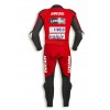 Custom Ducati Motorcycle Leather Racing Suit Red Black Back