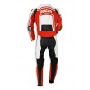 Ducati Corse Custom Motorcycle Leather Racing Suit White Red Black