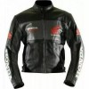 Custom Honda Motorbike Leather Racing Jacket Black