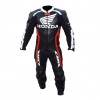 Custom Honda CBR Leather Racing Suit Black White Red