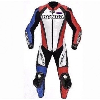 HONDA MOTORCYCLE LEATHER RACING SUIT