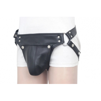 Men's Real Leather Jockstrap, Fetish, Club Leather Underwear, Sexy Thong, Adult, Codpiece, Fetish Underwear, Men Leather Underwear