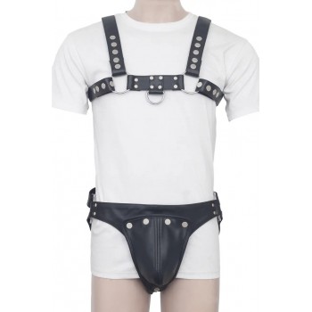 Men's Real Leather Jockstrap, Fetish, Club Leather Underwear, Sexy Thong, Adult, Codpiece, Fetish Underwear, Men Leather Underwear