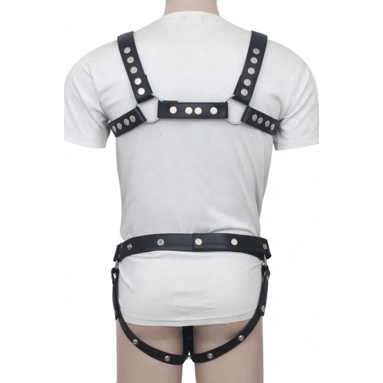 Men's Real Leather Jockstrap, Fetish, Club Leather Underwear, Sexy Thong, Adult, Codpiece, Fetish Underwear, Men Leather Underwear