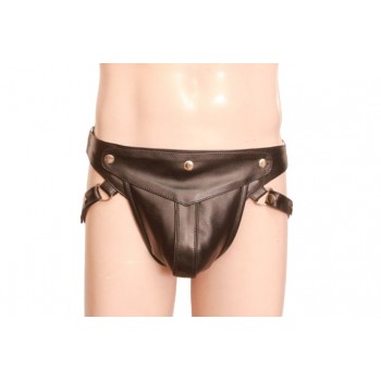 Men's Real Leather Jockstrap, Fetish, Club Leather Underwear, Sexy Thong, Adult, Codpiece, Fetish Underwear, Men Leather Underwear