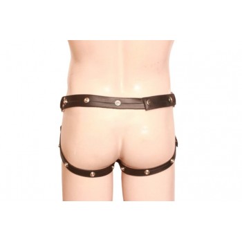 Men's Real Leather Jockstrap, Fetish, Club Leather Underwear, Sexy Thong, Adult, Codpiece, Fetish Underwear, Men Leather Underwear