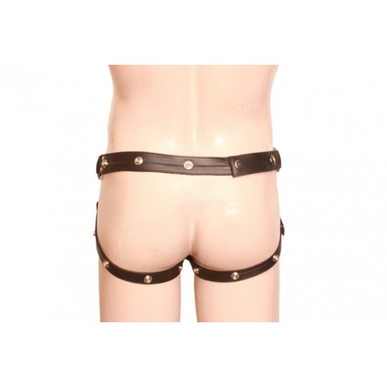 Men's Real Leather Jockstrap, Fetish, Club Leather Underwear, Sexy Thong, Adult, Codpiece, Fetish Underwear, Men Leather Underwear