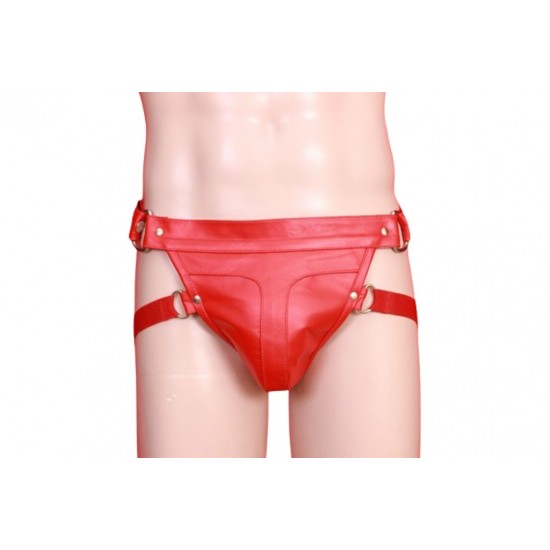 Men's Real Leather Jockstrap, Fetish, Club Leather Underwear, Sexy Thong, Adult, Codpiece, Fetish Underwear, Men Leather Underwear