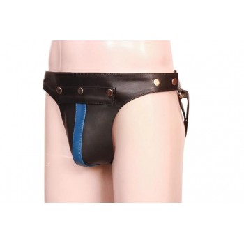 Men's Real Leather Jockstrap, Fetish, Club Leather Underwear, Sexy Thong, Adult, Codpiece, Fetish Underwear, Men Leather Underwear