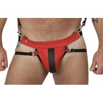 Men's Real Leather Jockstrap, Fetish, Club Leather Underwear, Sexy Thong, Adult, Codpiece, Fetish Underwear, Men Leather Underwear