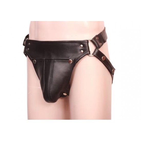 Men's Real Leather Jockstrap, Fetish, Club Leather Underwear, Sexy Thong, Adult, Codpiece, Fetish Underwear, Men Leather Underwear