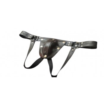 Men's Real Leather Jockstrap, Fetish, Club Leather Underwear, Sexy Thong, Adult, Codpiece, Fetish Underwear, Men Leather Underwear