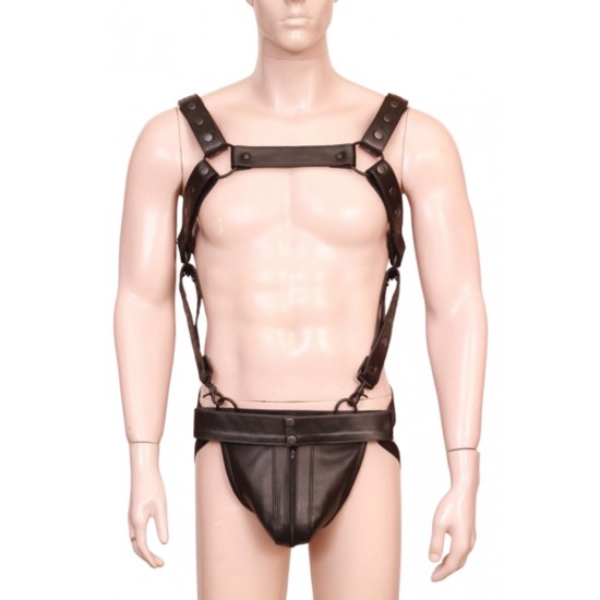 Men's Real Leather Jockstrap, Fetish, Club Leather Underwear, Sexy Thong, Adult, Codpiece, Fetish Underwear, Men Leather Underwear