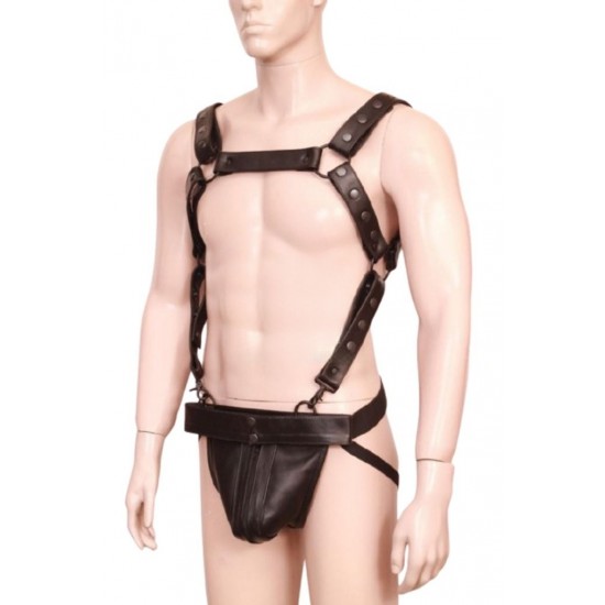 Men's Real Leather Jockstrap, Fetish, Club Leather Underwear, Sexy Thong, Adult, Codpiece, Fetish Underwear, Men Leather Underwear