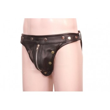 Men's Real Leather Jockstrap, Fetish, Club Leather Underwear, Sexy Thong, Adult, Codpiece, Fetish Underwear, Men Leather Underwear
