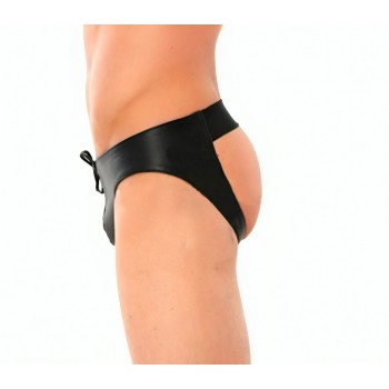Men's Real Leather Jockstrap, Fetish, Club Leather Underwear, Sexy Thong, Adult, Codpiece, Fetish Underwear, Men Leather Underwear