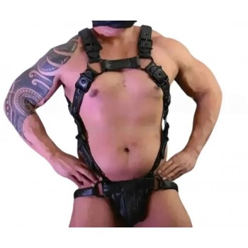 Men's Real Leather Jockstrap, Fetish, Club Leather Underwear, Sexy Thong, Adult, Codpiece, Fetish Underwear, Men Leather Underwear